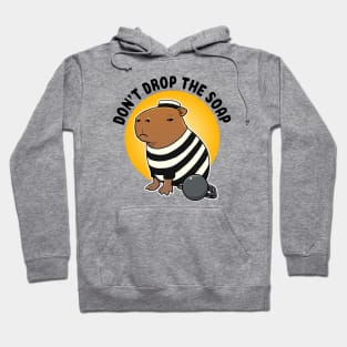 Don't drop the soap Capybara Prisioner Hoodie